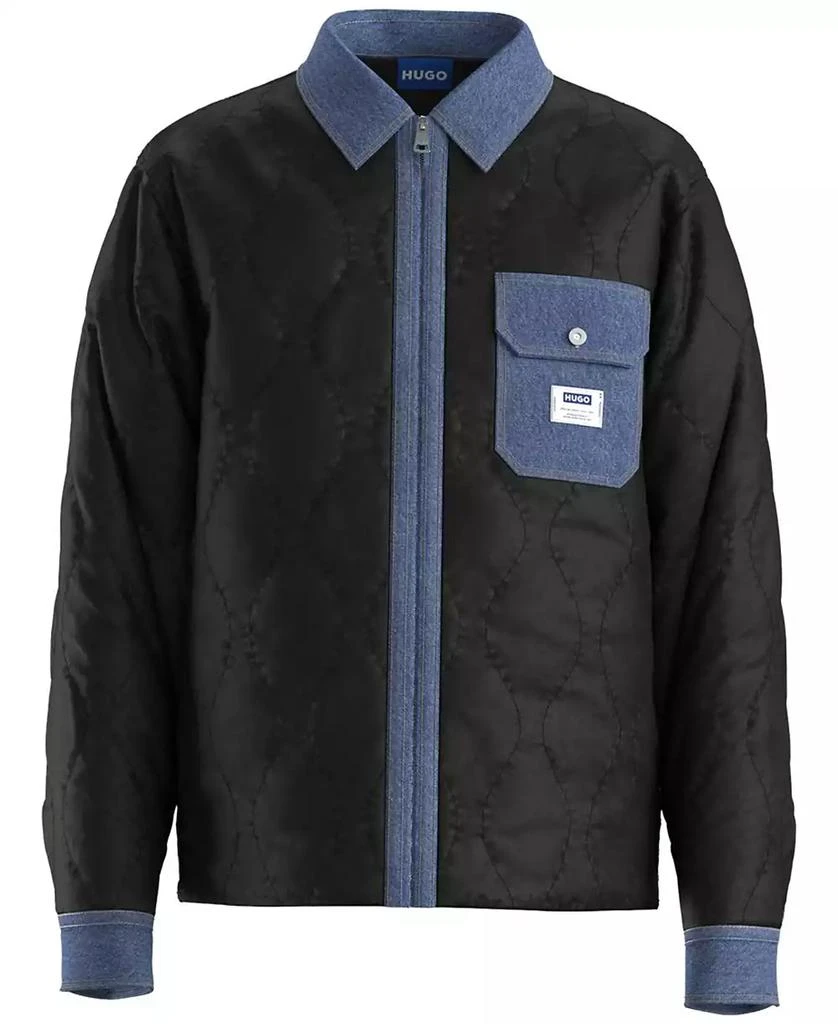 Hugo Boss Men's Collared Overshirt Jacket 1
