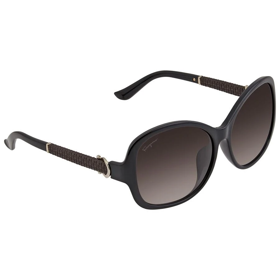 Salvatore Ferragamo Salvatore Ferragamo Grey Gradient Butterfly Ladies Sunglasses SF744SLA 001 59 3