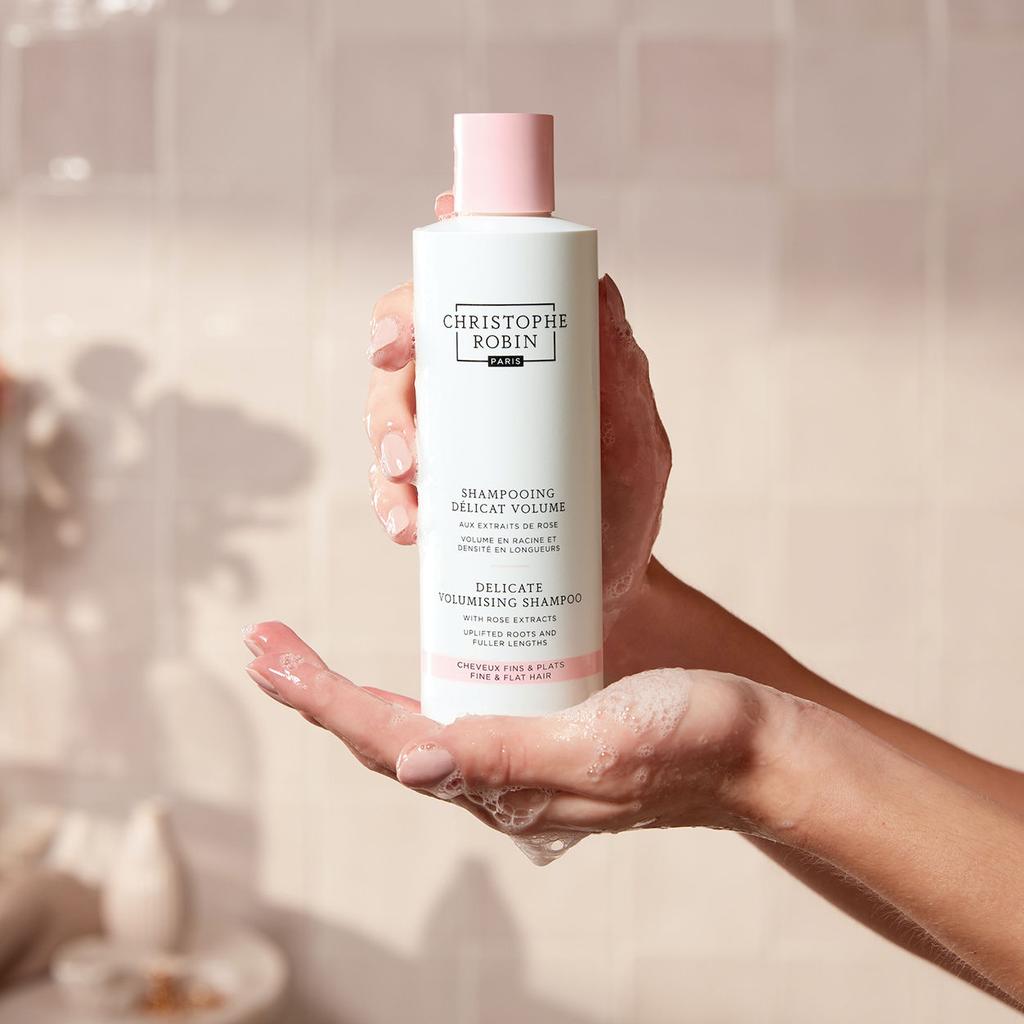 Christophe Robin Delicate Volumising Shampoo with Rose Extracts