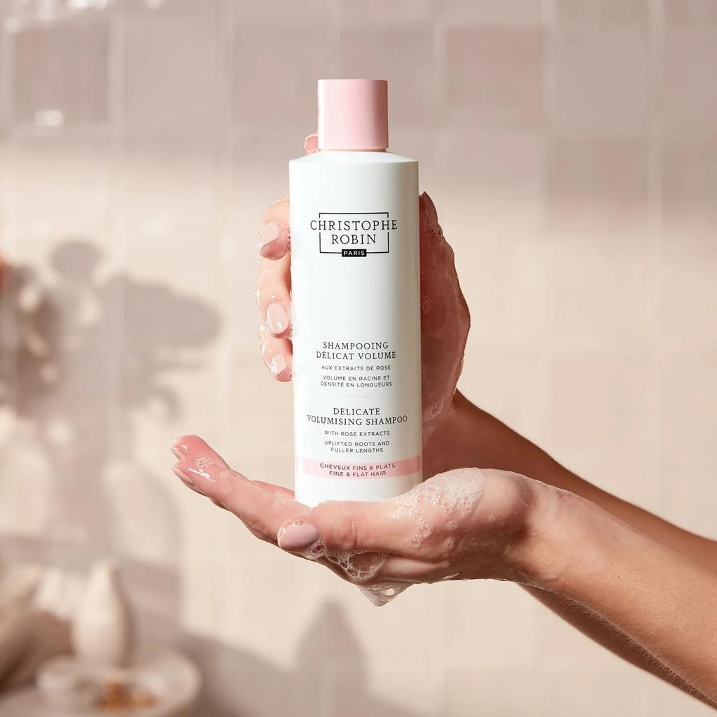 Christophe Robin Delicate Volumising Shampoo with Rose Extracts 2