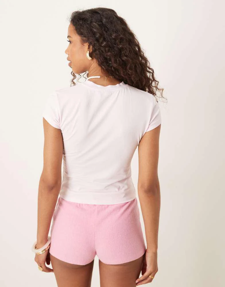 ASOS ASOS DESIGN baby tee with sardinia italy graphic in 2