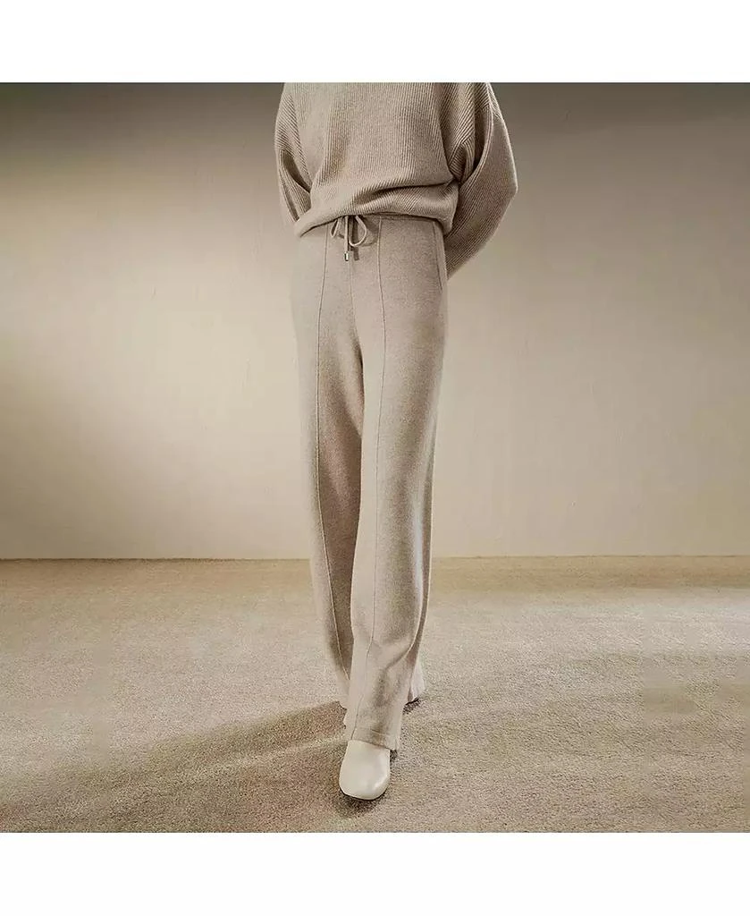 LILYSILK Women's Fluid Cashmere Sweatpants 5