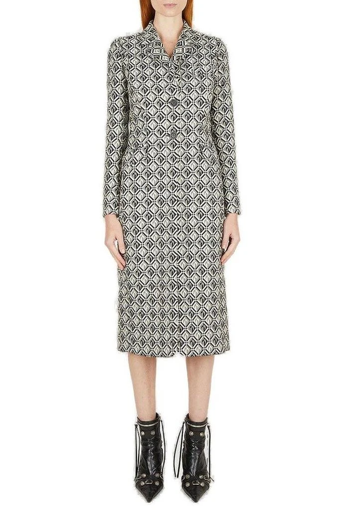 MARINE SERRE Marine Serre Moon Diamond Tailored Coat 1
