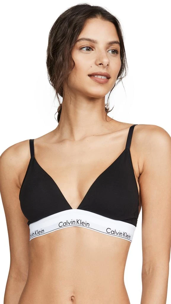 Calvin Klein Modern Cotton Lightly Lined Triangle Bralette 5