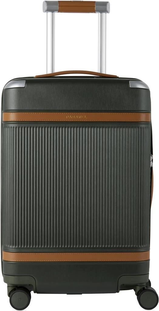 Paravel Green Aviator Carry-On More Suitcase 4