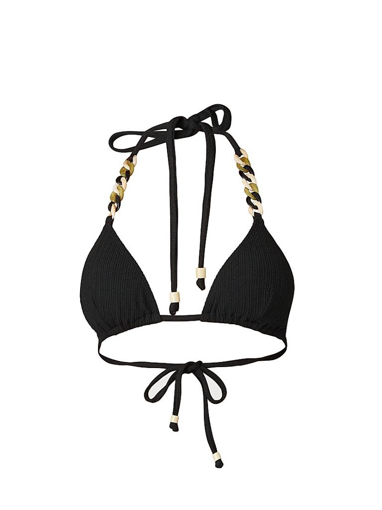 Shoshanna Chain Triangle Bikini Top