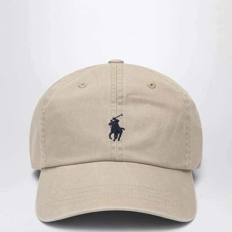 Ralph Lauren Beige cotton hat with logo 3