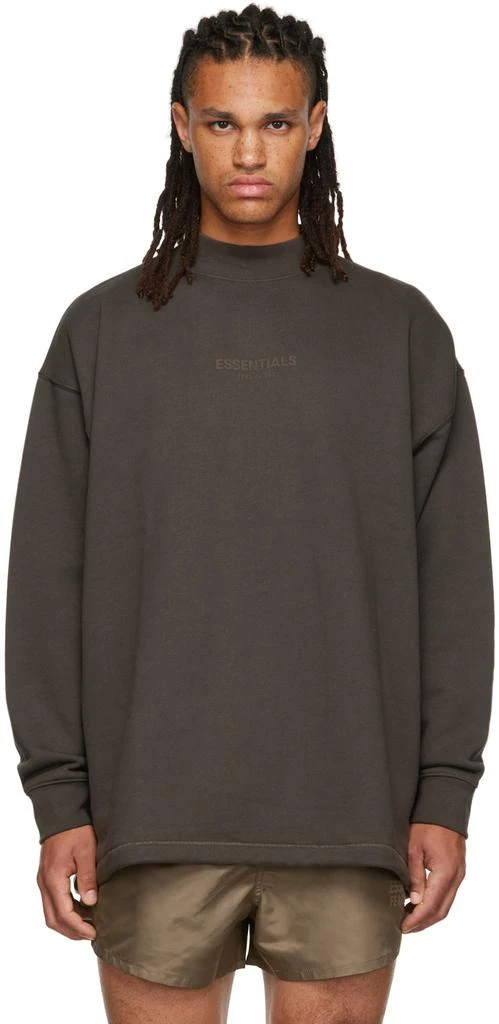 Fear of God ESSENTIALS Gray Relaxed Sweatshirt 1