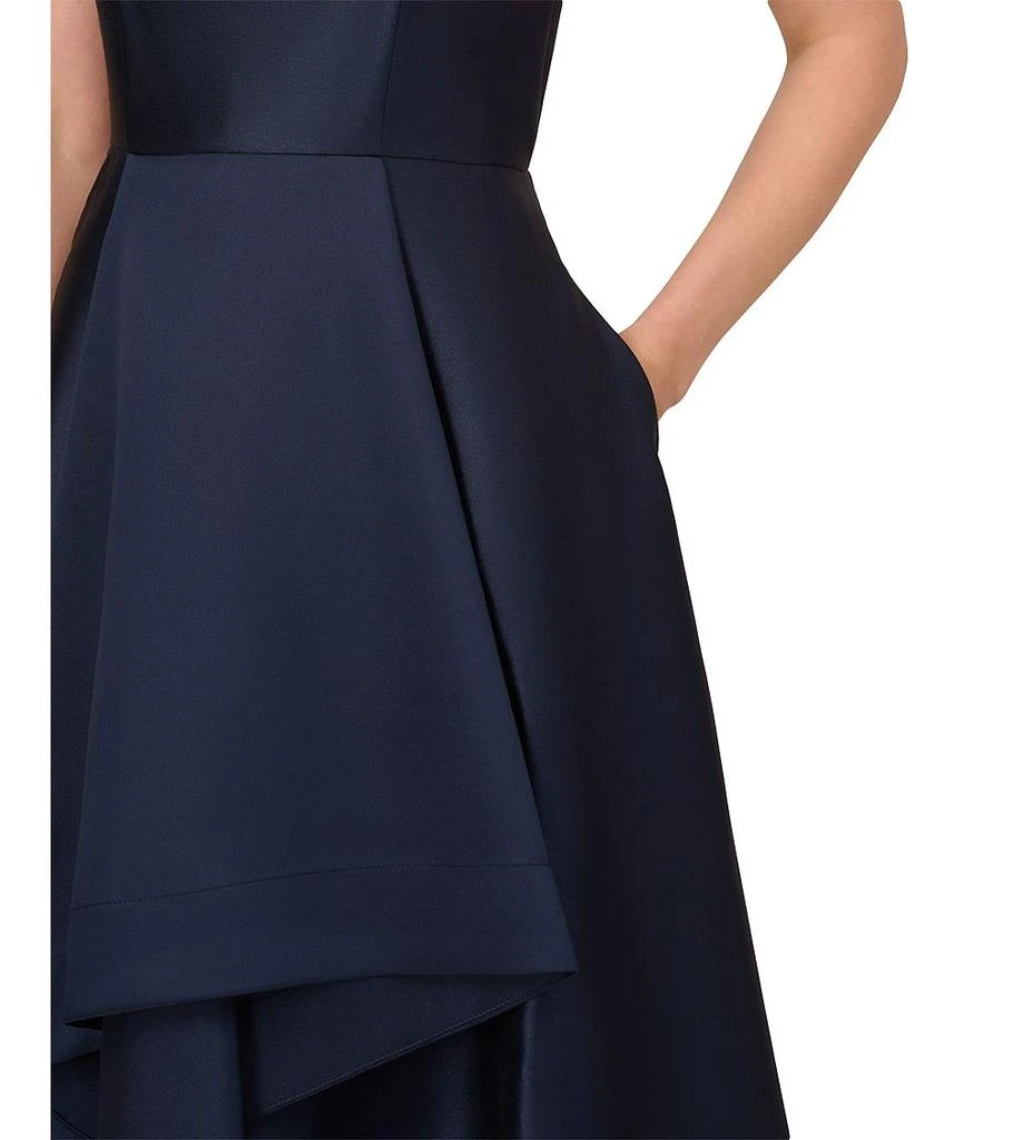 Adrianna Papell Mikado High Low Gown 5
