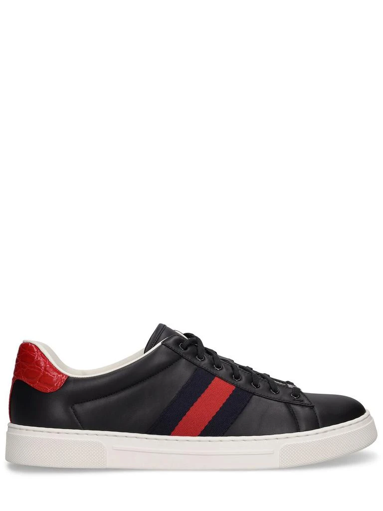 Gucci Ace Leather Sneakers