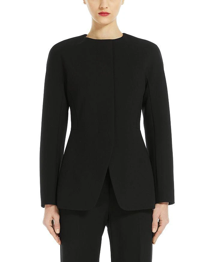 Max Mara Girone Fit Peplum Jacket Jackets Free Shipping