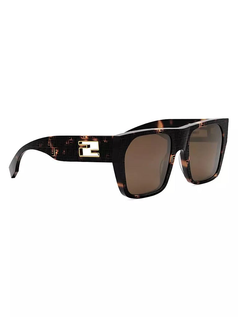 Fendi Baguette 54 Square Sunglasses 8