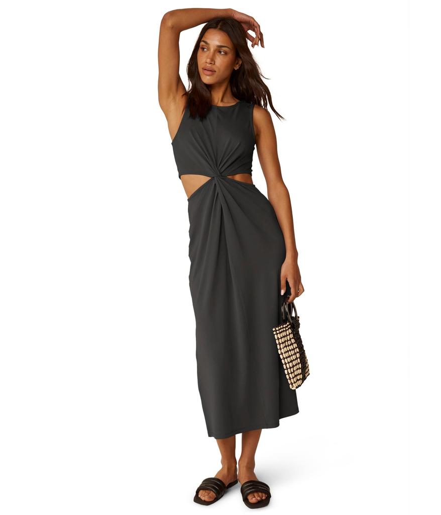 Beyond Yoga Around The World Front Twist Dress