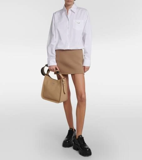 Prada Medium leather shoulder bag 5