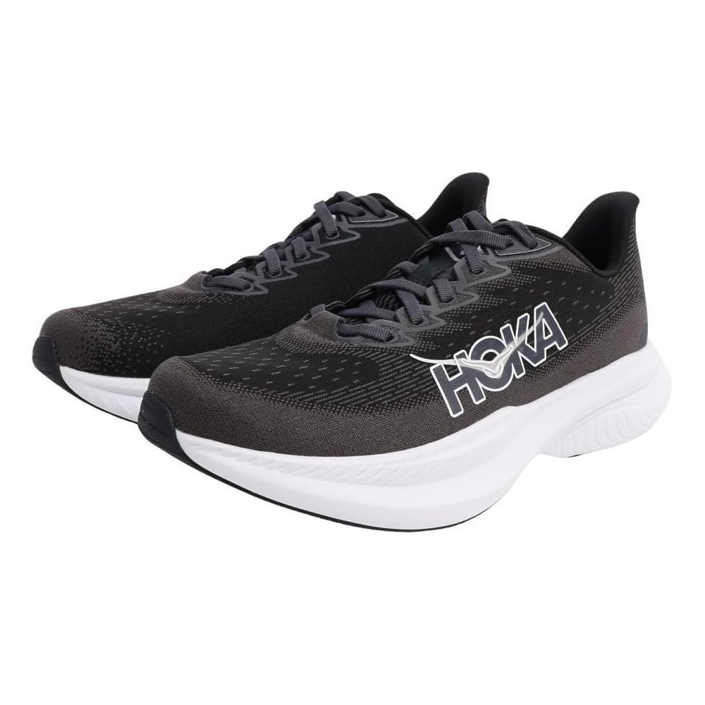 Hoka One One Womens Mach 6 Running Shoes - Black/White