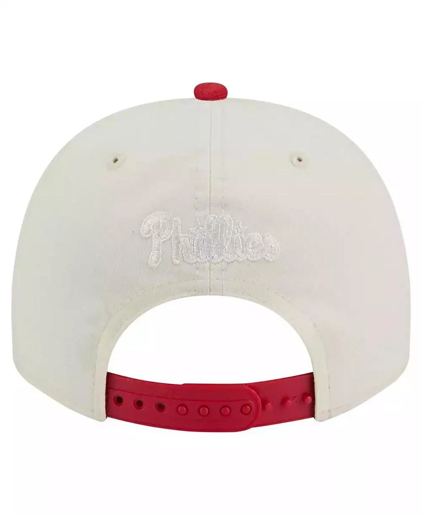 New Era Men's White Philadelphia Phillies Team Scribble Golfer Adjustable Hat 4