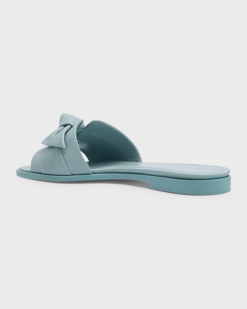 Alexandre Birman Maxi Clarita Leather Knot Flat Sandals 4