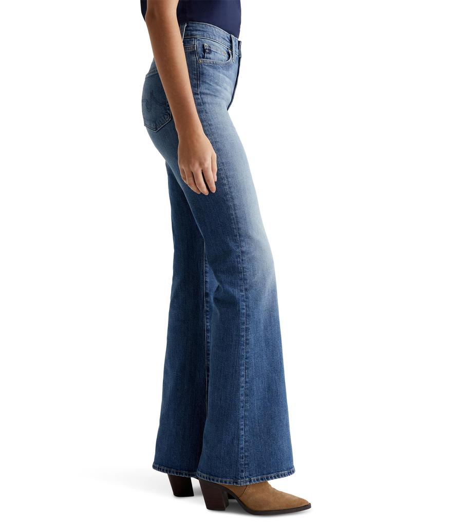 AG Jeans Madi Super High-Rise Flare Jeans in Deja Vu