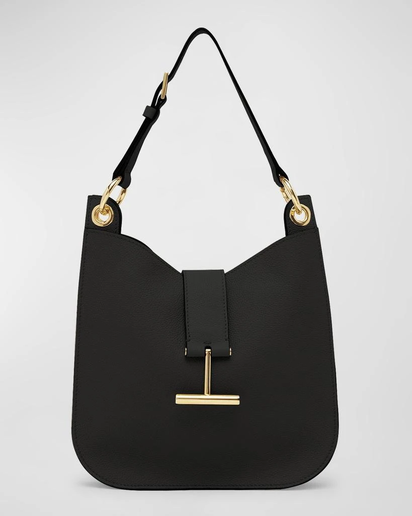 Tom Ford Tara Small Hobo Crossbody in Grained Leather 1