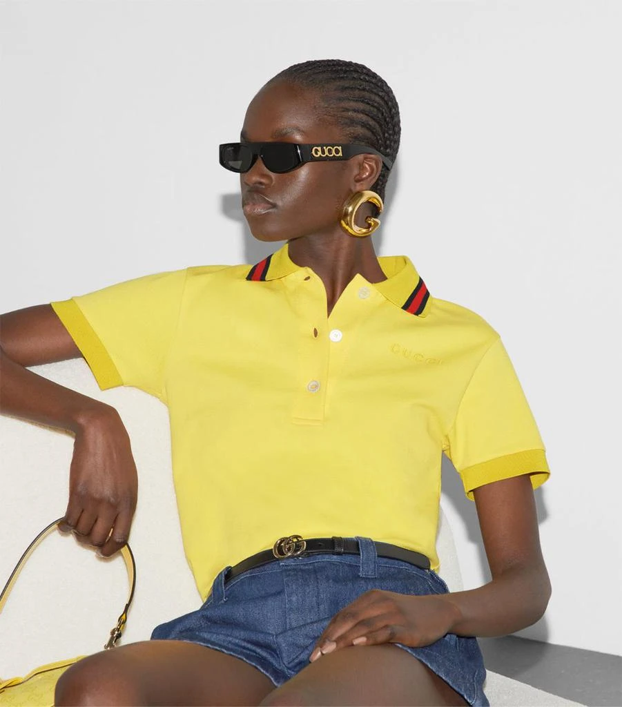 Gucci Cotton-Blend Polo Shirt 6