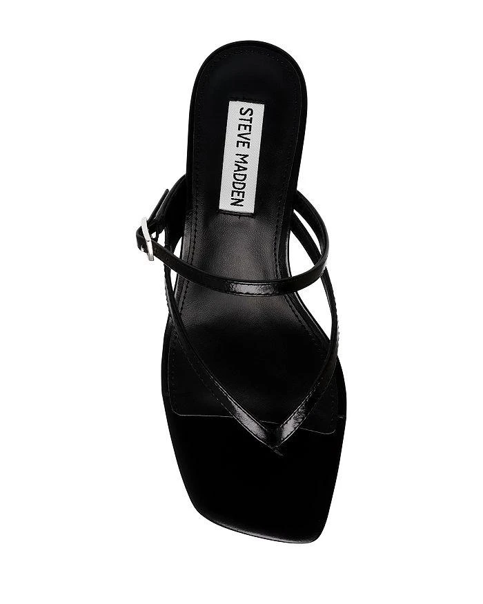 Steve Madden Women's Jessa Strappy Slip On Thong High Heel Sandals 3