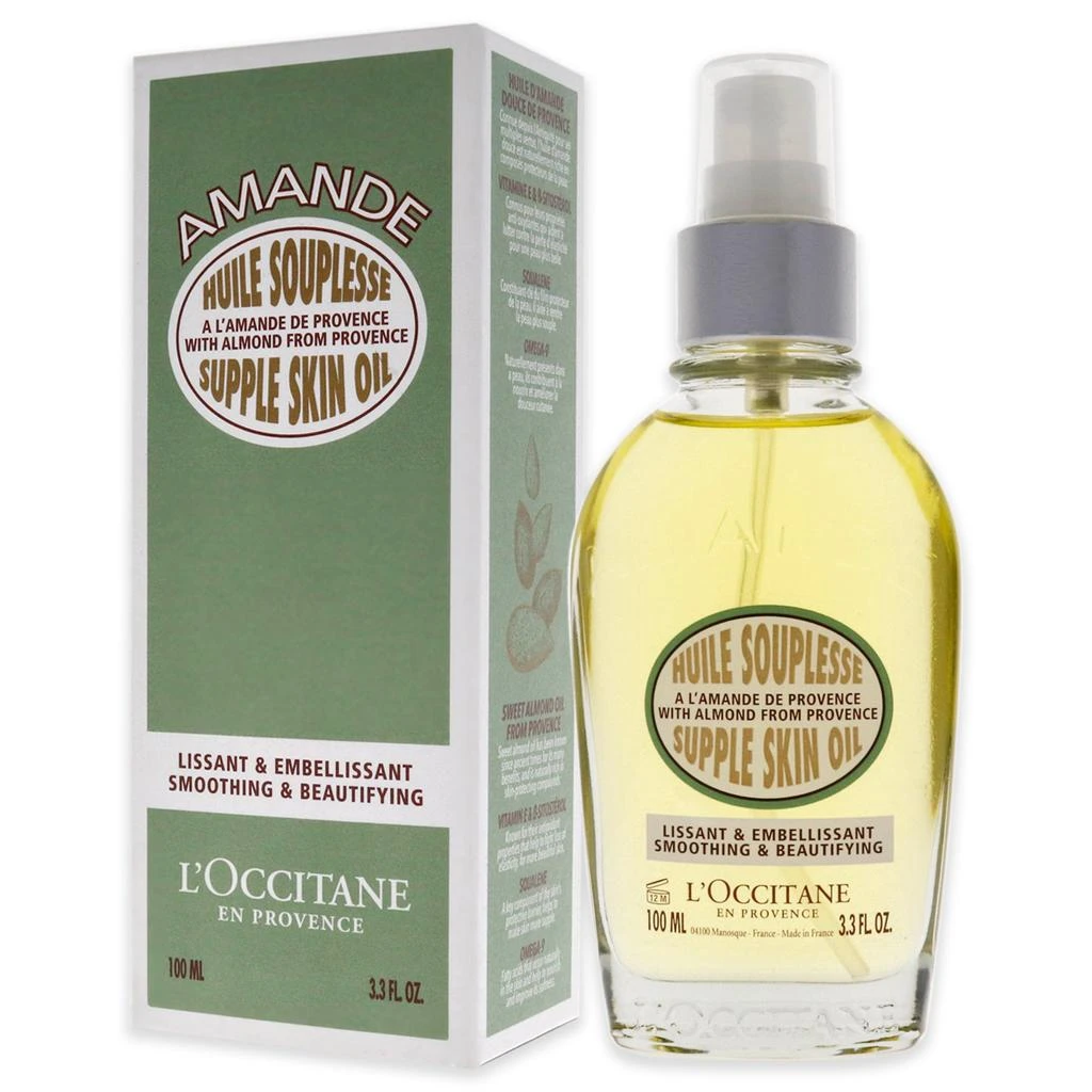 L'Occitane Almond Supple Skin Oil For Unisex 3.4 oz Body Oil 4