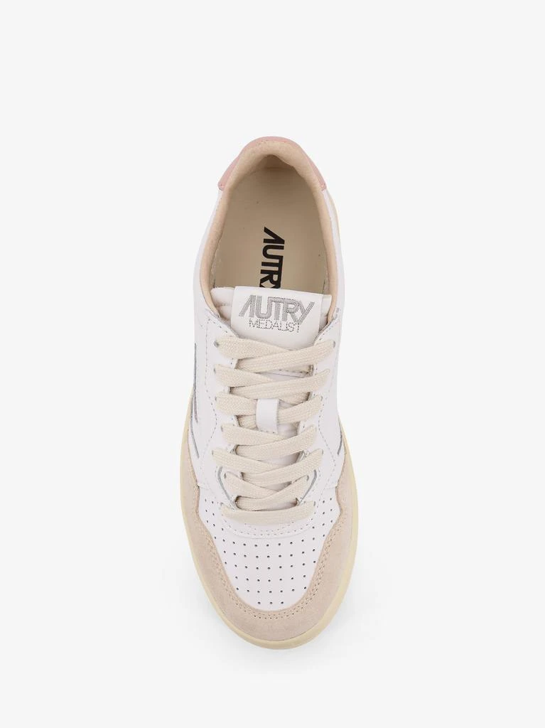 Autry Medalist Low leather low-top sneakers with suede inserts 5