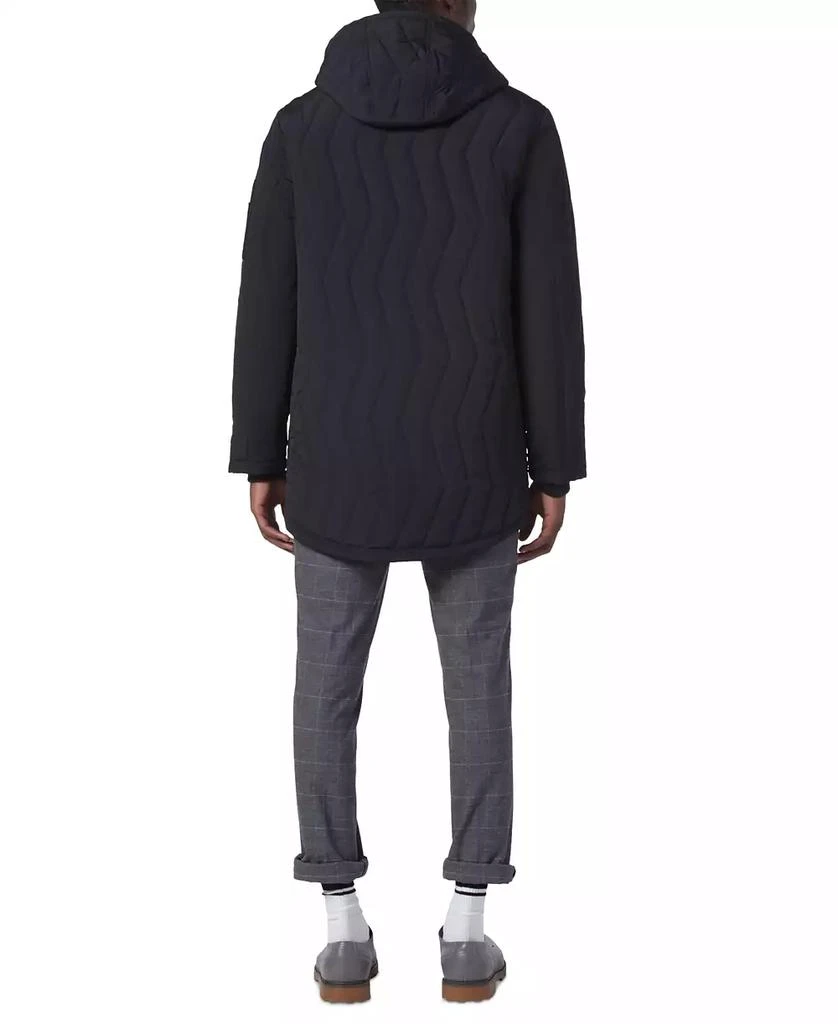 Marc New York by Andrew Marc Men's Foley Zig-Zag Quilt Hooded Parka 2