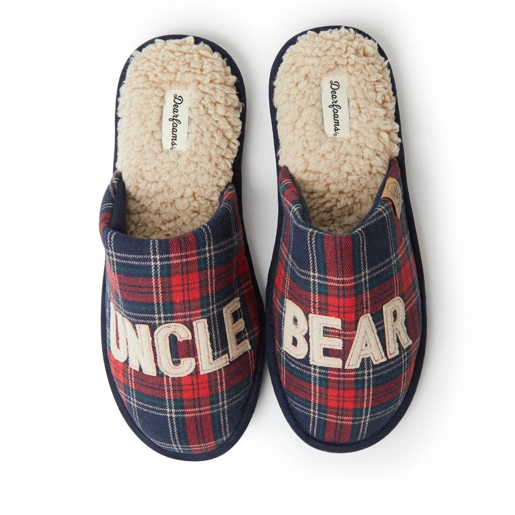 Dear Foams Men's Carson Uncle Bear Scuff Slipper 1