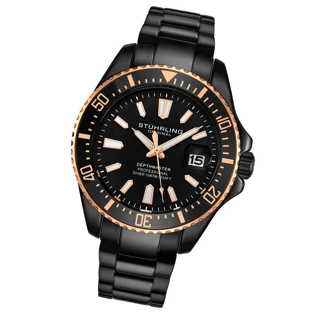 Stuhrling Original Depthmaster 3950A Quartz 42mm Diver 14