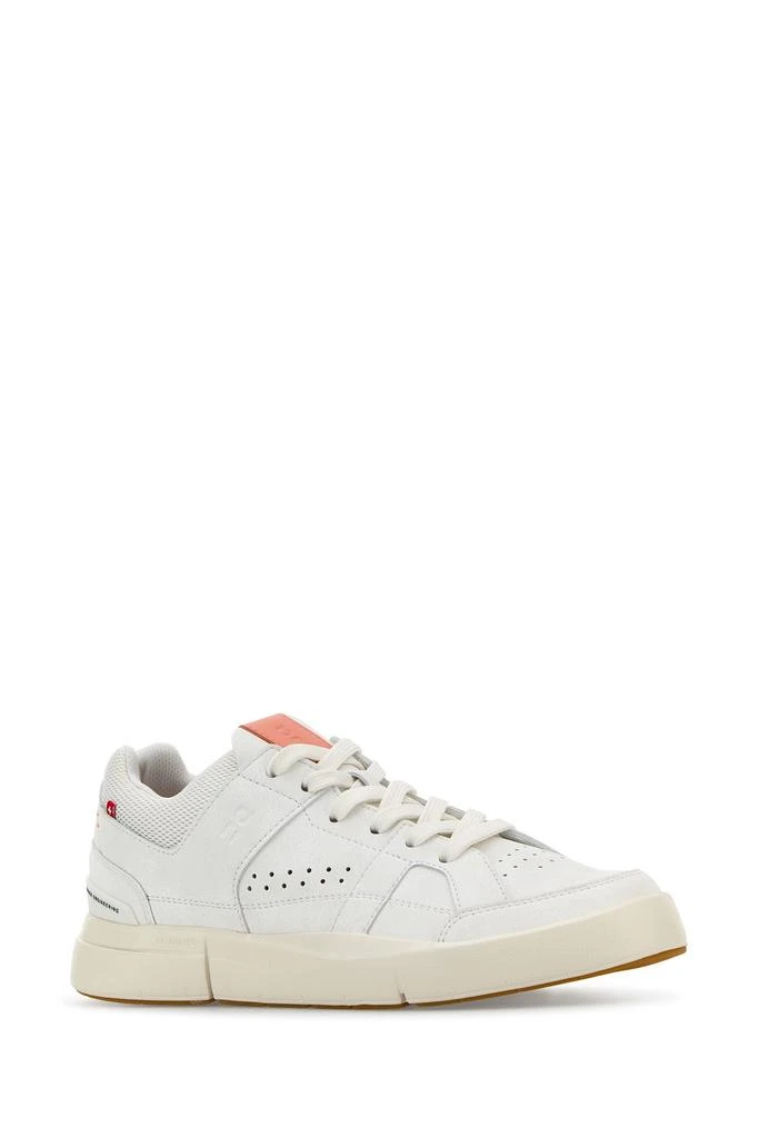 On White synthetic leather and fabric The Roger Clubhouse sneakers 1