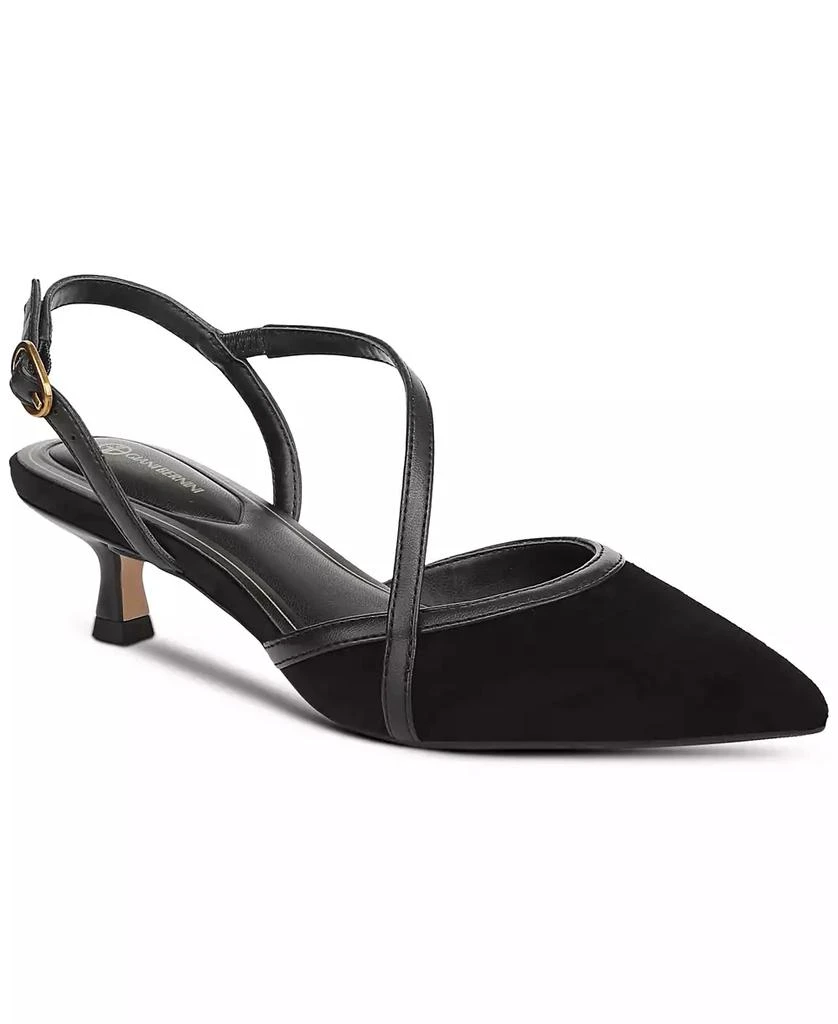 Giani Bernini Women's Briellaa Kitten Heel Asymmetrical Pumps, Created for Macy's 1