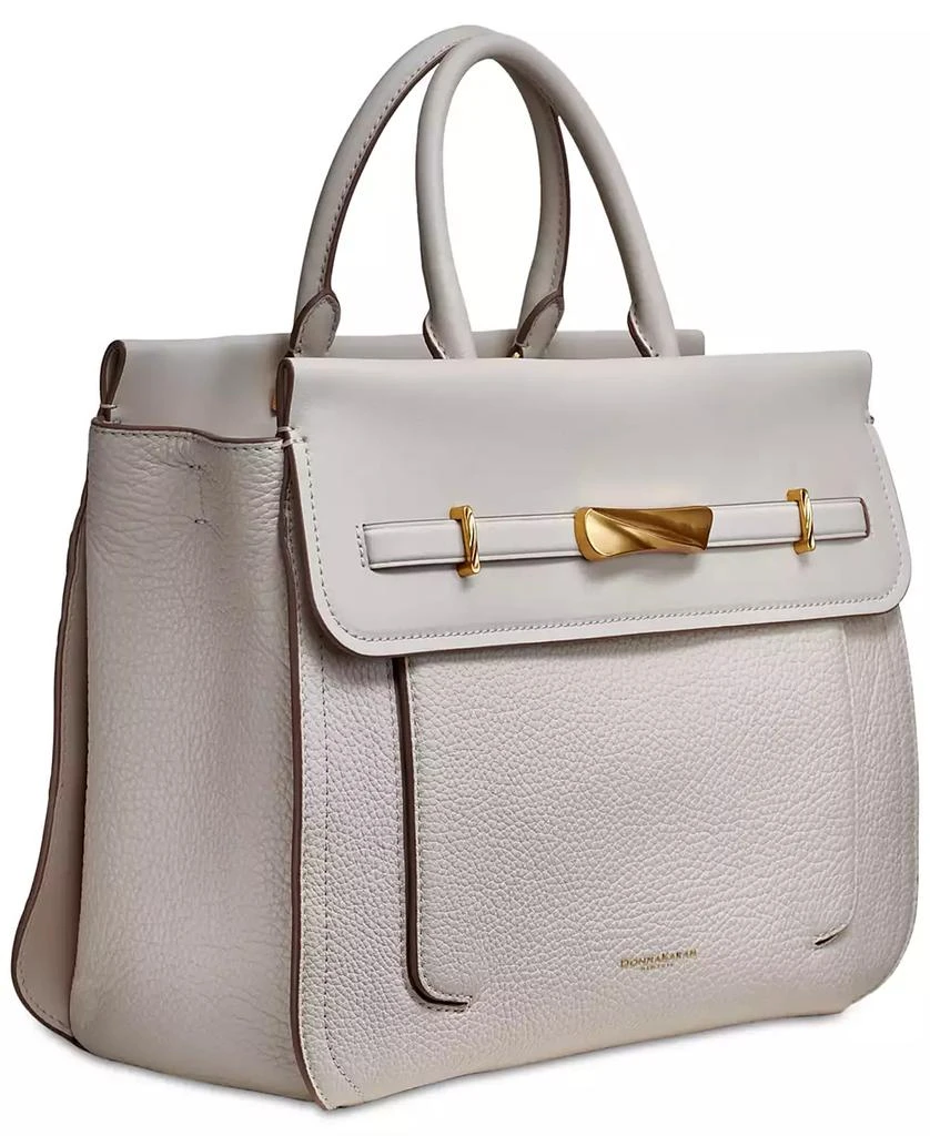 Donna Karan Donna Karan Oceanside Top Handle Leather Satchel 5