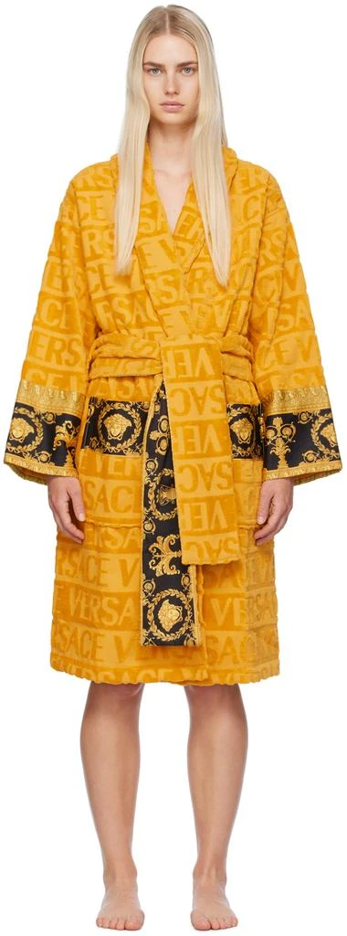 Versace Yellow 'I Heart Baroque' Robe 1