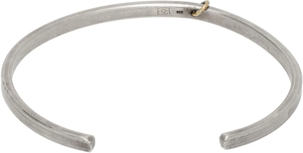 Title of Work Silver Mixed Metal Cuff Bracelet 1