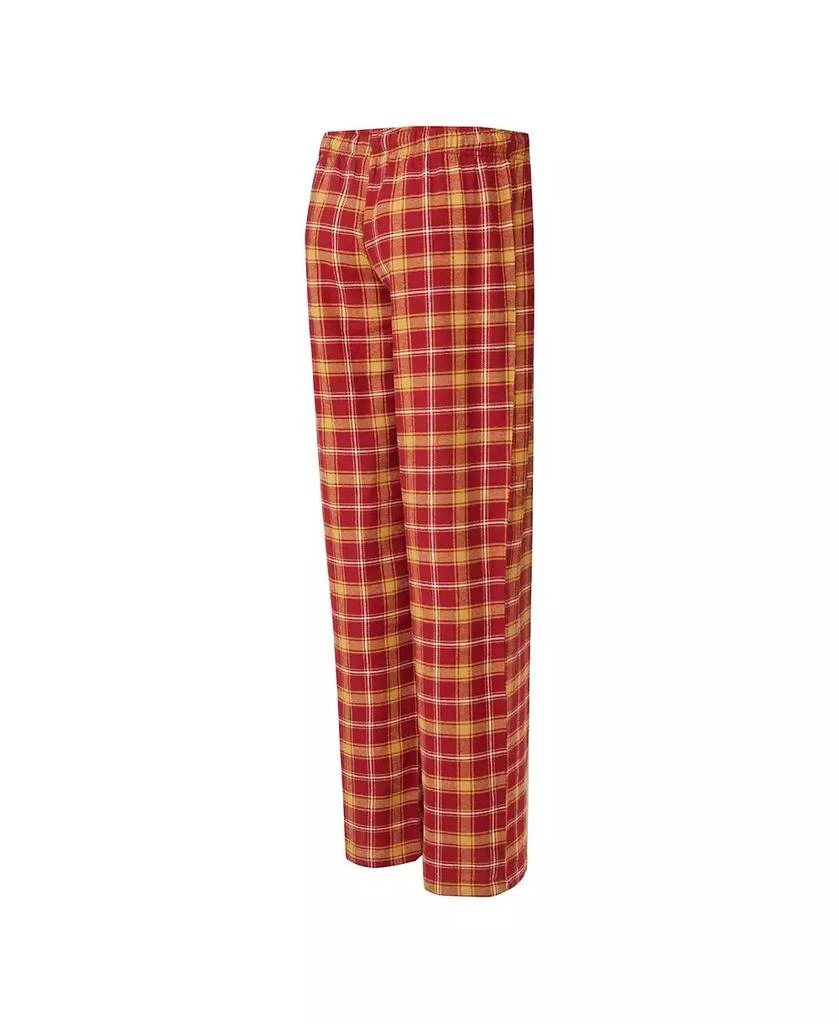 Concepts Sport Women's Maroon, Gold Arizona State Sun Devils Arctic T-shirt and Flannel Pants Sleep Set 3
