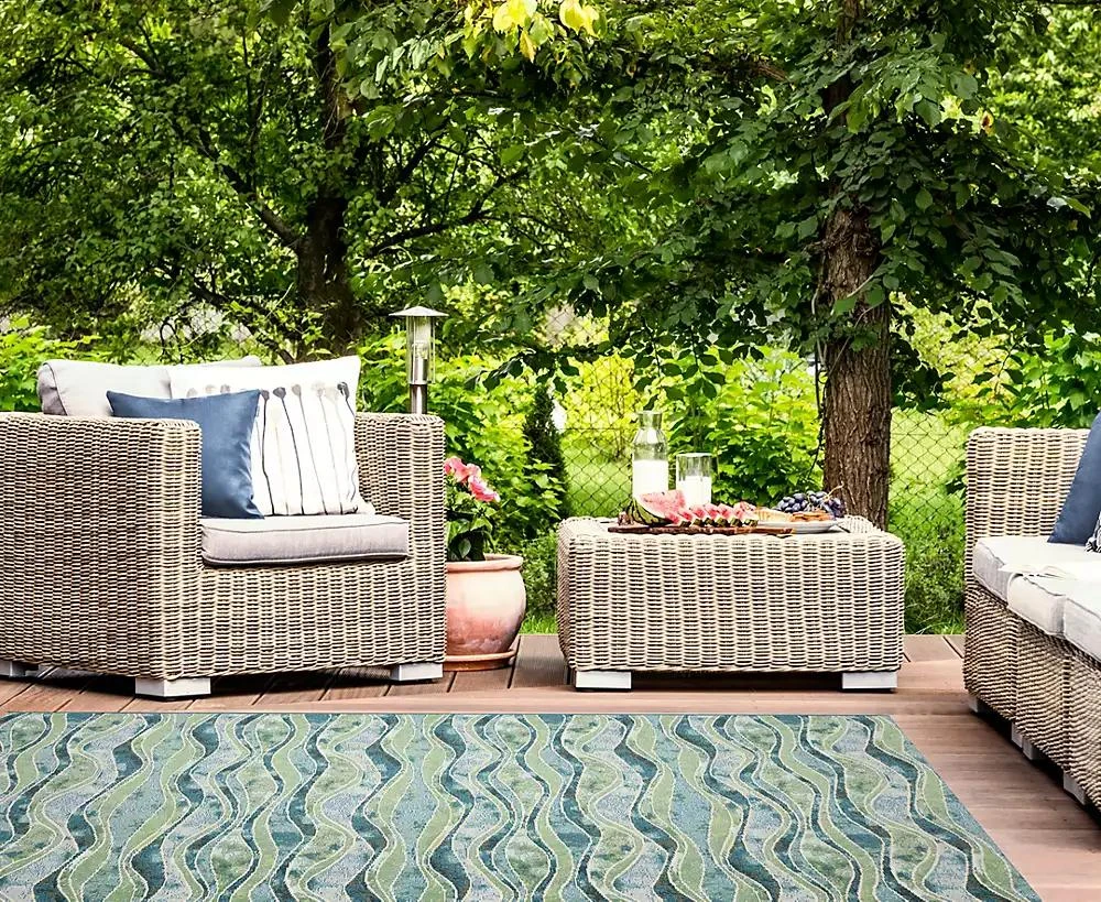 Liora Manne
 Marina Wave 3
3"x4
11" Area Rug 4