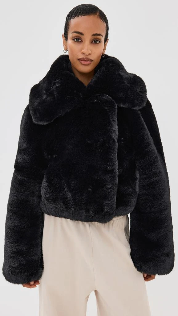Acne Studios Fluffy Faux Fur Jacket 6