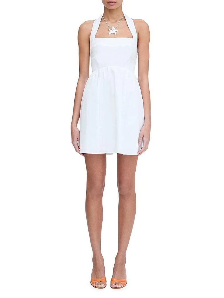 midi dress with bows Stella Bow Front Relaxed Fit Midi Dress