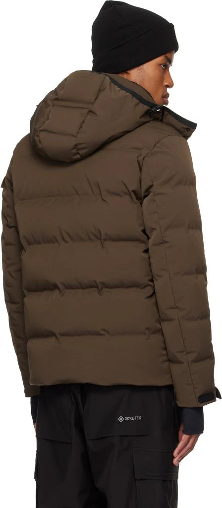 Moncler Brown Montgetech Hooded Ski Down Jacket 3