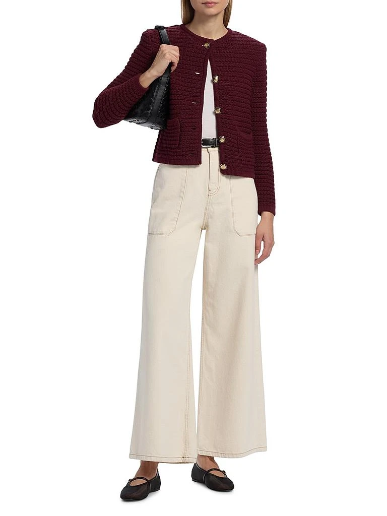 ba&sh Gaspard Cotton-Blend Knit Cardigan 2