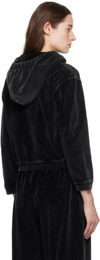 Alexander Wang Black Shrunken Hoodie 3