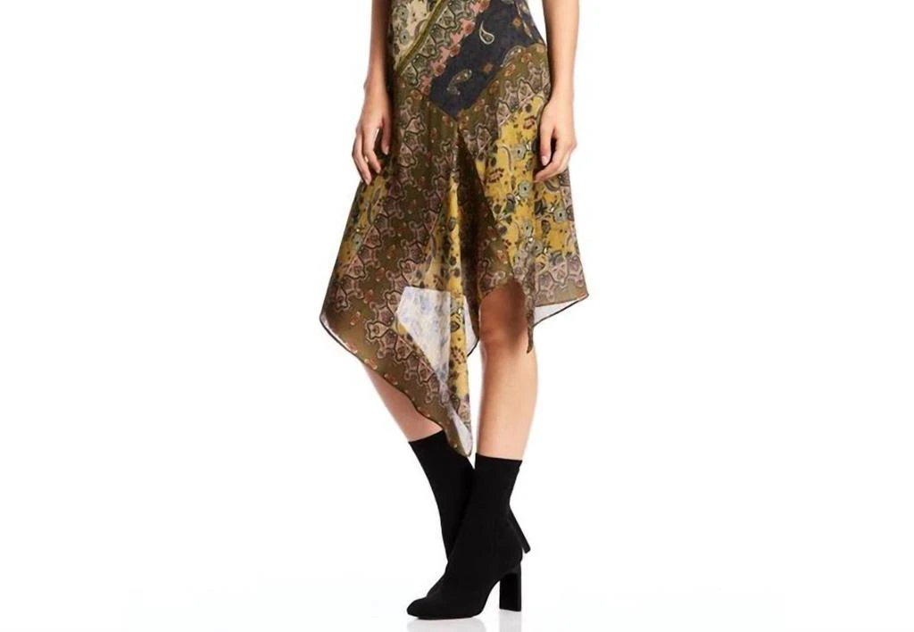Bailey 44 Eleanora Lightweight Satin Midi Floral Dress 4
