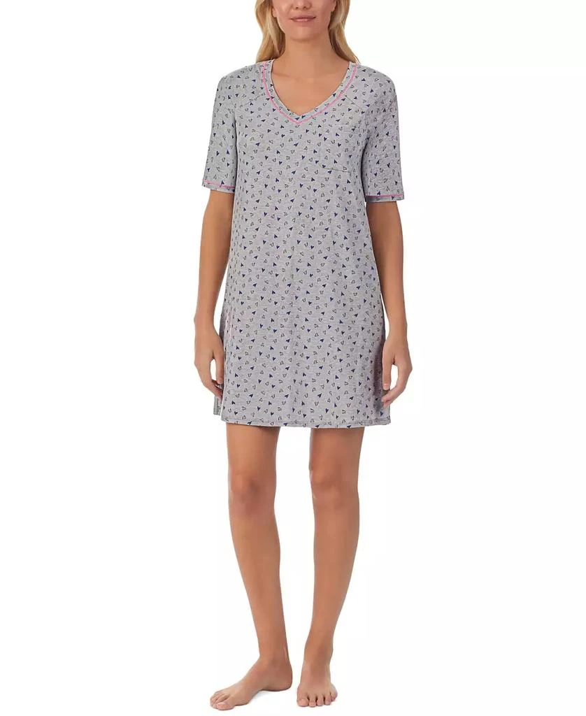 Cuddl Duds Elbow-Length Moisture Wicking Sleep T-Shirt 1