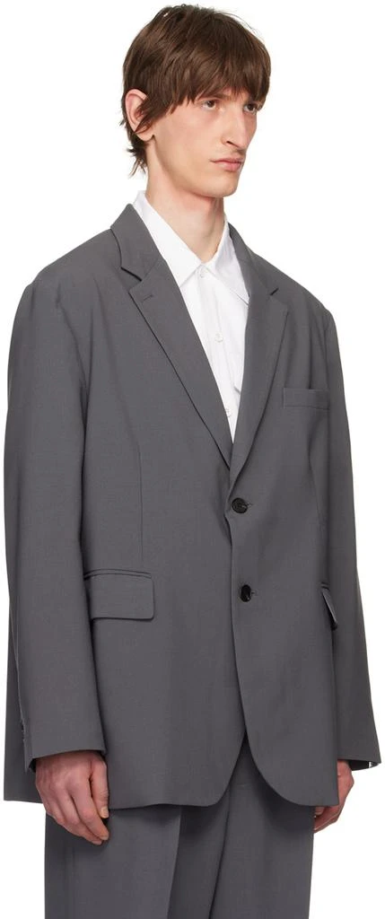 The Frankie Shop Gray Beo Blazer 2
