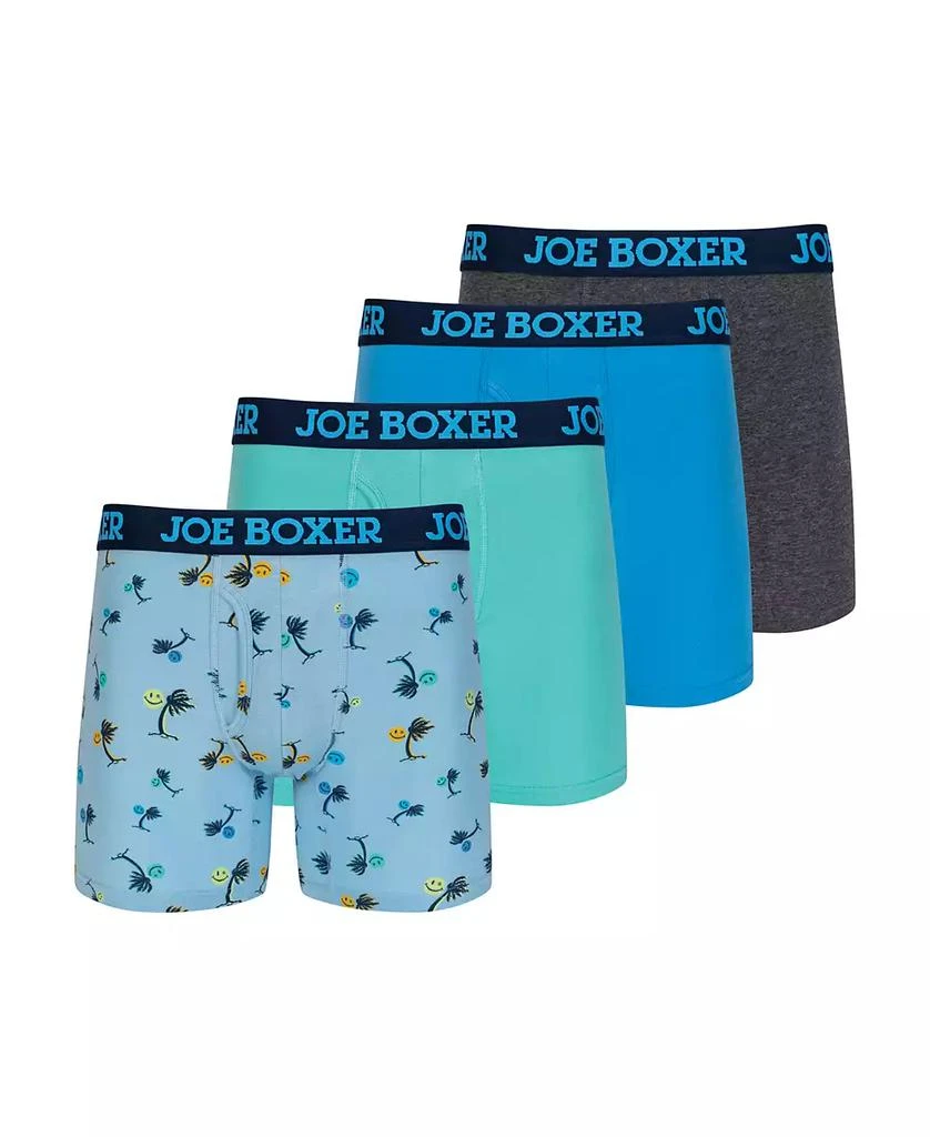 Joe Boxer Men's 4-Pack Stretch Boxer Brief 1