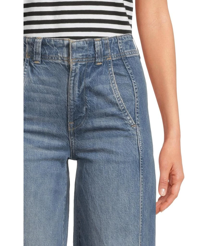 Madewell Tapered Trouser In Rinse In Concho Wash 4