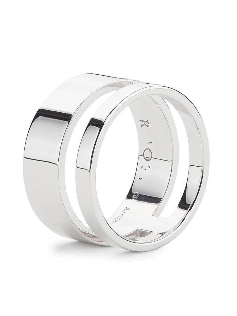 Repossi Berbere 18K White Gold Two-Row Ring 3