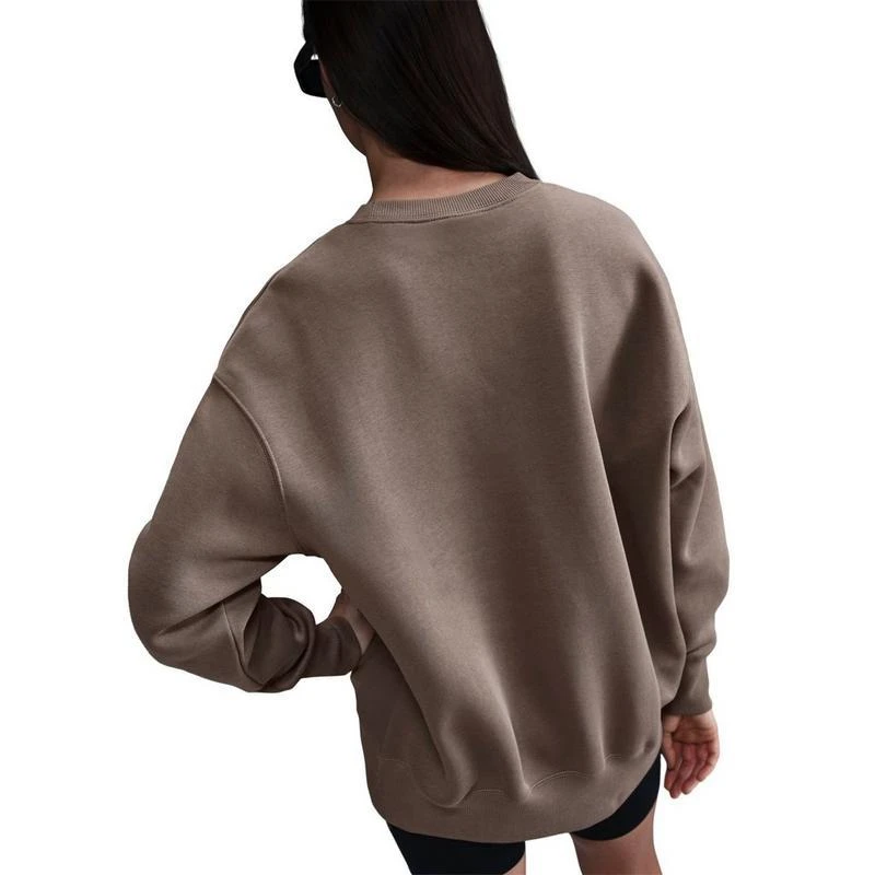 NIKE Women's Nike Sportswear Phoenix Fleece Oversized Crewneck Sweatshirt 5