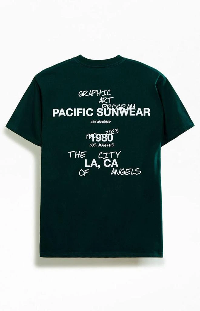 PacSun Pacific Sunwear Art Program Oversized T-Shirt 1
